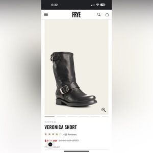 Veronica Short Frye Boots
